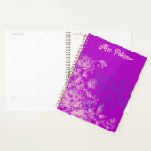 Cadeau de vacances pour enseignante papillon flora (Devant avec enveloppe)