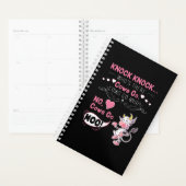 Cadeau de vache | Knock Knock Joke Cows go Cows al (Devant avec enveloppe)