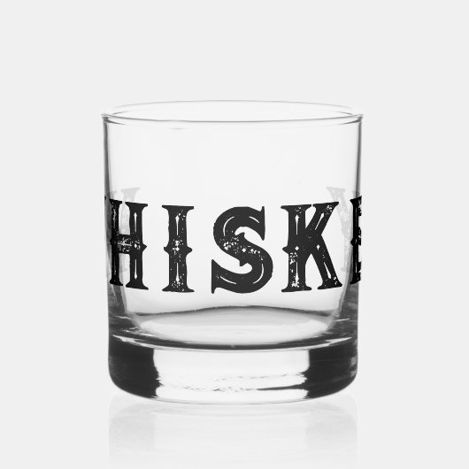 Cadeau de verre de whisky design personnalisé (Gauche)