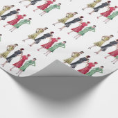 Cadeau Décembre 1929 papier d'emballage de mode (Coin)