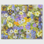Cadeau Décor à fleurs 49 Papier à envelopper (Plat)