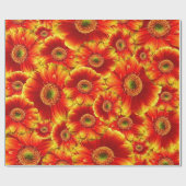 Cadeau Décor à fleurs 73 Papier à envelopper (Plat)