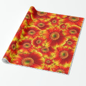 Cadeau Décor à fleurs 73 Papier à envelopper (Déroulé)