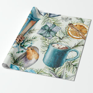 Cadeau Décorations de Noël Papier Motif