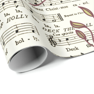 Cadeau Découvrir les Halls Feuille Musique Papier à envel