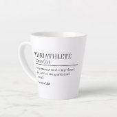 Cadeau définition de triathlète, mug définition de (Angle gauche)