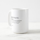 Cadeau définition triathlète, mug définition nom, (Devant gauche)
