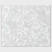 Cadeau Dentelle de pays Rustique Antique papier d'envelop (Plat)
