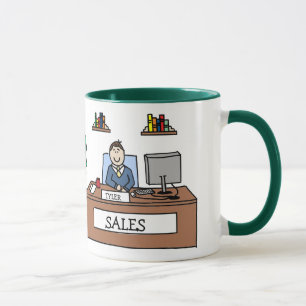 Cadeau d'équipe de ventes - tasse personnalisée 