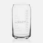 Cadeau d'équipe moderne du marié aux garçons d'hon (Verso)