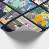 Cadeau Des filles amoureuses enveloppant du papier (Coin)