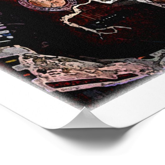 Cadeau des Song-Posters Poster (Hoek)