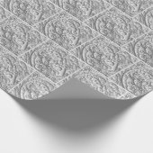 Cadeau Design élégant de quadrillage papier nuptial (Coin)