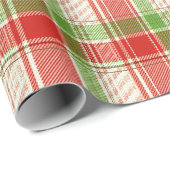 Cadeau Design Vintage de Noël Papier à envelopper (Coin rond)