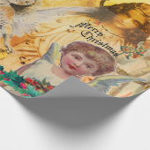 Cadeau DESIGNER CHRISTMAS ANGEL COLLAGE Wrapper Papier (Coin)