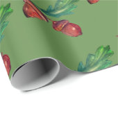 Cadeau Dessin Acrons, Papier Motif Acorn (Coin rond)