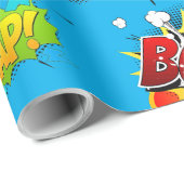 Cadeau dessin humique Papier d'enveloppement (Coin rond)