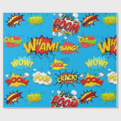 Cadeau dessin humique Papier d'enveloppement (Plat)