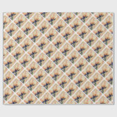 CADEAU DEUX TULIPS D'ORANGE PAPIER À REPASSER (Plat)