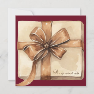 Cadeau d'hiver Faire-part de grossesse
