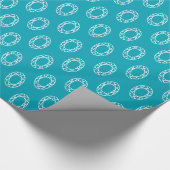 Cadeau Diamants Sur Papier Bleu Motif (Coin)