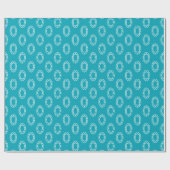Cadeau Diamants Sur Papier Bleu Motif (Plat)