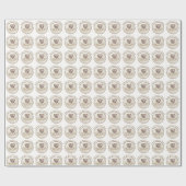 Cadeau Diamond Heart, papier d'enveloppement Mariage pers (Plat)