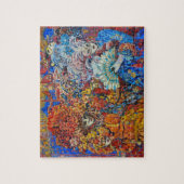 Cadeau difficile de puzzle d'imaginaire vénitien (Vertical)