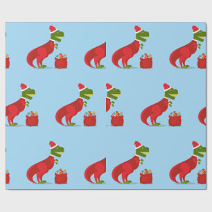 Cadeau Dinosaure de papier comme PÈRE NOËL