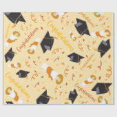 Cadeau Diplôme Félicitations Enveloppement Papier (Plat)