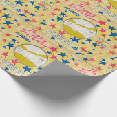 Cadeau Disque vinyle 45 t/mn de papier d'emballage (Coin)