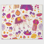 Cadeau Diwali Papier à envelopper (Plat)