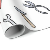 Cadeau do-it-yourself outils papier d'emballage (Coin rond)