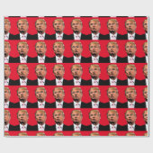 CADEAU DONALD TRUMP KISS WRAPPER PAPIER (Plat)