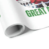 CADEAU DONALD TRUMP - PAPIER À WRAPPER (Coin rond)