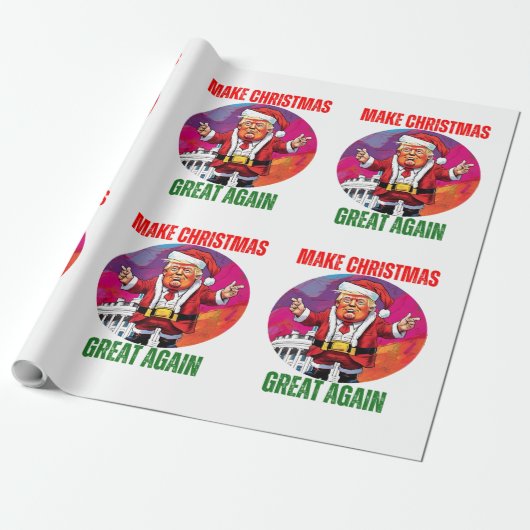 CADEAU DONALD TRUMP - PAPIER À WRAPPER (Déroulé)