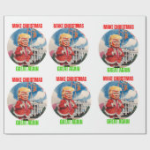 CADEAU DONALD TRUMP - PAPIER À WRAPPER (Plat)