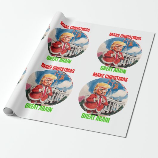 CADEAU DONALD TRUMP - PAPIER À WRAPPER (Déroulé)