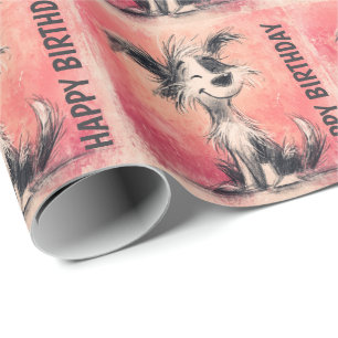 Cadeau Doodle Doodle Imprimer Papier Enveloppement Roulea