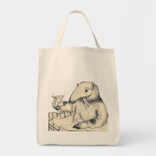 Cadeau d'oryctérope de sac fourre-tout à achats