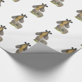 Cadeau Doxie chien Mustache dachshund doguie Papier Cadea (Coin)