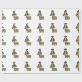 Cadeau Doxie chien Mustache dachshund doguie Papier Cadea (Plat)