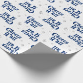 Cadeau Drapeau bleu Cheers Y'all Wrapper Papier (Coin)