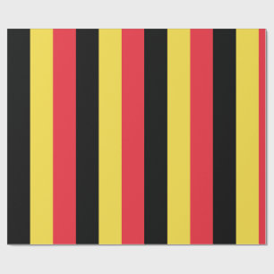 Cadeau Drapeau de Belgique Papier à enveloppement