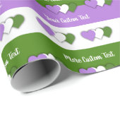 Cadeau Drapeau de fierté de Genderqueer avec papier d'emb (Coin rond)