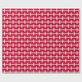 Cadeau Drapeau du Danemark Papier d'emballage (Plat)