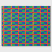 Cadeau Drapeau du papier d'emballage Lincolnshire (Plat)