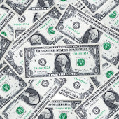 Cadeau drôle classique impression dollar avec nom