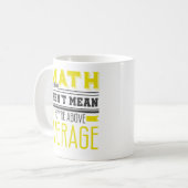 Cadeau drôle de bâillon de tasse de café de (Devant gauche)