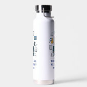 Cadeau drôle de bouteille d'eau pour comptable à l (Gauche)